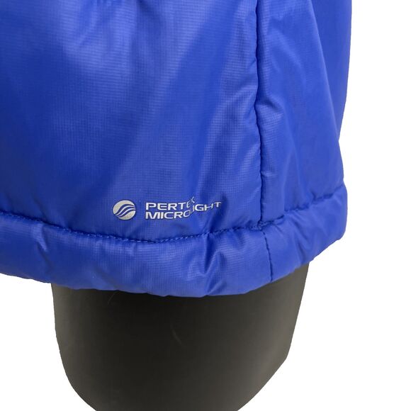 Women’s Mammut Pertex Microlight Zip Blue Hood Ajungilak Vest Jacket Size S - Picture 3 of 9
